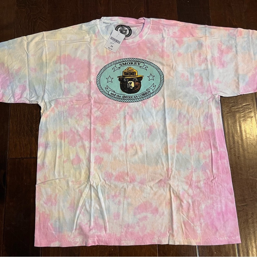 Bear Tie-Dye Short Sleeve Tee - Picture 2 of 2